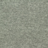 Light Grey Marl Rib Knit, Cotton — photo 2