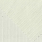 Polyester Stretch Rib Knit Fabric, 220 gsm, 165 cm — White — photo 2