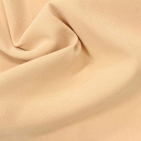 Polyester Stretch Velvet Fabric, 216 gsm — Beige
