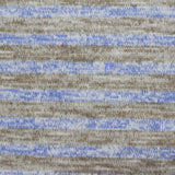 Blue Marled-Stripe Jersey Knit, Poly-Viscose — photo 2