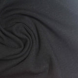 Jersey Knit Fabric, 230 gsm, 170 cm — Black — photo 2