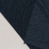 Dark Blue Marl Jersey Knit, Polyester — photo 2