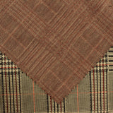 Beige Plaid Jacquard, Poly-Viscose — photo 2