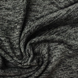 Black Heathered-Marl Chunky Knit, Viscose-Poly — photo 2