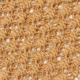 Tan Openwork Lace, Polyester — photo 2