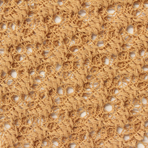 Tan Openwork Lace, Polyester