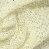 Cream Diamond Chunky Knit, Poly-Cotton — photo 2