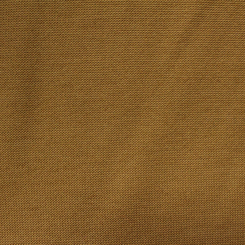 Brushed Polyester Stretch Chunky Knit Fabric, 190 gsm, 165 cm — Khaki