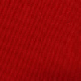 Polyester Viscose Stretch Rib Knit Fabric, 260 gsm, 135 cm — Red — photo 2