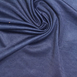 Polyester Stretch Milk Silk Knit Fabric, 160 gsm, 165 cm — Blue — photo 2