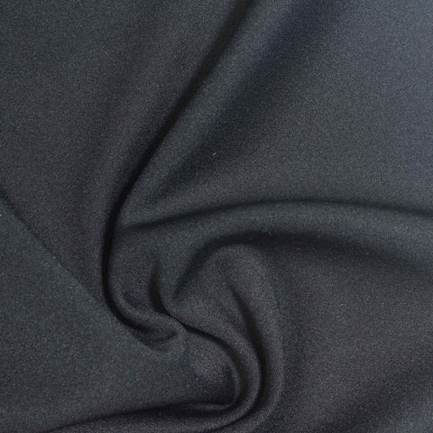Nylon Stretch Interlock Knit Fabric, 240 gsm, 140 cm — Grey