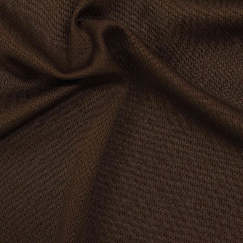 100% Polyester Mesh Fabric, 124 gsm, 180 cm — Brown