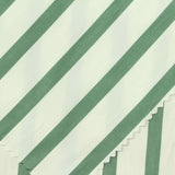 Green Vertical-Stripe Woven, Poly-Cotton — photo 2