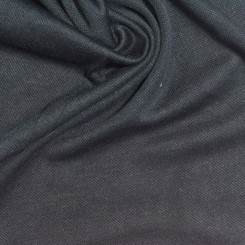 Modal Polyester Piqué Knit Fabric, 170 gsm, 170 cm — Grey