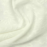 Cream Tone-on-Tone Floral Jacquard, Polyester — photo 2