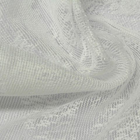 100% Polyester Lace Fabric, 22 gsm, 138 cm — Grey