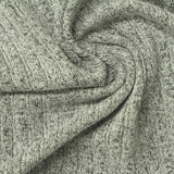 Dark Grey Heathered-Marl Rib Knit, Viscose-Poly — photo 2