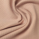 Cotton Polyester Stretch Rib Knit Fabric, 270 gsm, 170 cm — Beige — photo 2