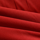 Cotton Stretch Twill Fabric, 260 gsm, 145 cm — Red — photo 2