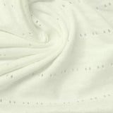 Cream Small-Eyelet Jacquard, Poly-Viscose — photo 2