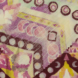 Yellow Triangles Woven, Viscose — photo 2