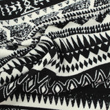 Black Triangles Knit, Polyester — photo 2