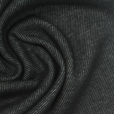 Dark Grey Marl Velvet, Poly-Cotton, 320 gsm