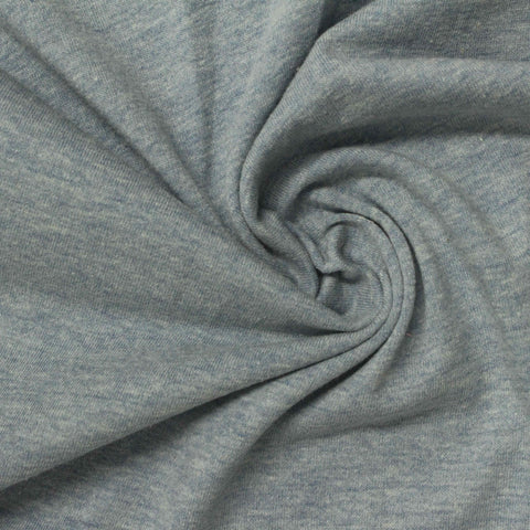Cotton Polyester Stretch Jersey Knit Fabric, 160 gsm, 172 cm — Blue, ref EF-236197