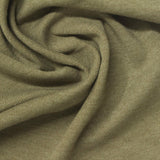 Heathered Green Marl Rib Knit, Poly-Viscose — photo 2