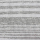 Grey Horizontal-Stripe Rib Knit, Poly-Viscose — photo 2