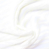 White Textured-Line Chunky Knit, Cotton-Poly — photo 2