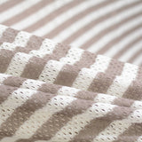 White Stripes Knit, Cotton-Poly — photo 2