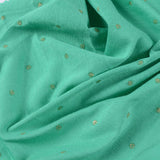 Polyester Viscose Jersey Knit Fabric, 120 gsm, 155 cm — Green — photo 2