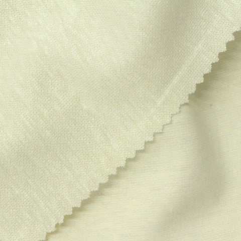 Linen Cotton Scuba Knit Fabric, 240 gsm, 150 cm — Khaki