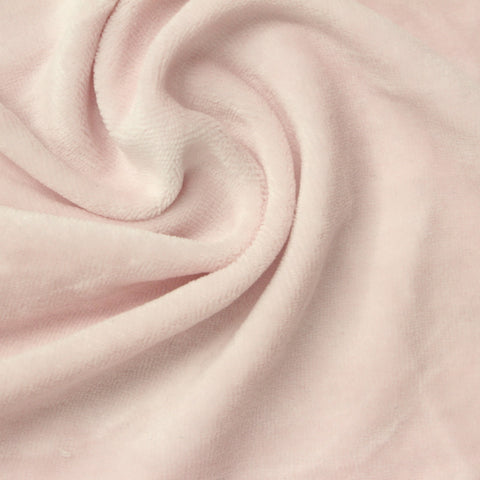 Cotton Polyester Velvet Fabric, 250 gsm, 170 cm — Pink
