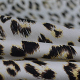 Dark Brown Bold-Leopard Sateen, Cotton — photo 2