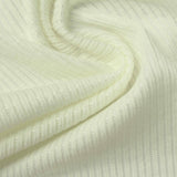 Cotton Polyester Stretch Crepe Fabric, 210 gsm, 160 cm — White — photo 2