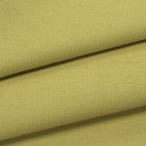Polyester Cotton Stretch Fleece Fabric, 400 gsm, 185 cm — Khaki