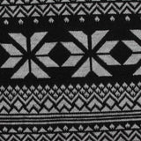 Black Geometric-Diamond Jacquard, Polyester — photo 2