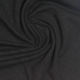 Viscose Stretch Jersey Knit Fabric, 305 gsm, 170 cm — Black — photo 2