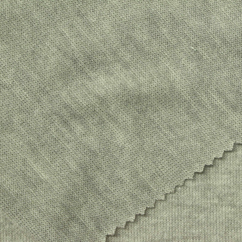 Light Grey Marl Jersey Knit, Poly-Viscose, 165 gsm
