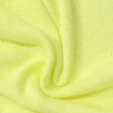 Slub Cotton Stretch Rib Knit Fabric, 200 gsm, 165 cm — Green — photo 2