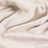 Light Beige Heathered-Marl Chunky Knit, Viscose-Poly — photo 2
