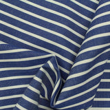 Blue Stripes Poplin, Cotton — photo 2