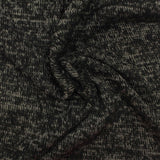 Black Marl Chunky Knit, Viscose-Poly — photo 2
