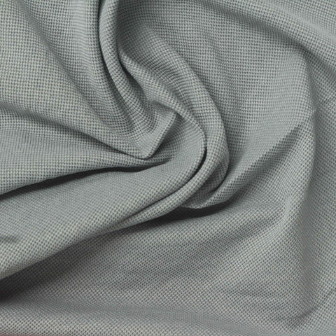 Grey Textured-Diamond Piqué Knit, Polyester