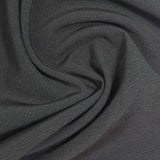 Brushed Polyester Stretch Woven Fabric, 200 gsm, 150 cm — Grey — photo 2