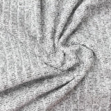 Dark Grey Marl Rib Knit, Poly-Viscose — photo 2