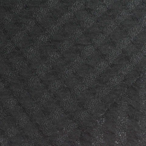 Dark Grey Heathered-Marl Jacquard, Poly-Cotton