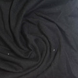 Polyester Cotton Jersey Knit Fabric, 150 gsm, 180 cm — Black — photo 2